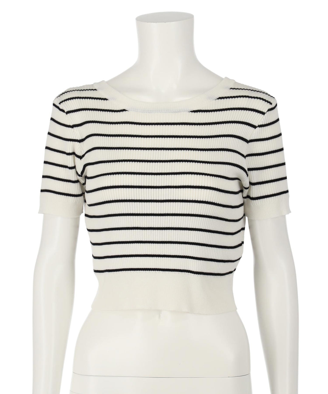 2WAY リボン リブ Tシャツ トップス 793-9239