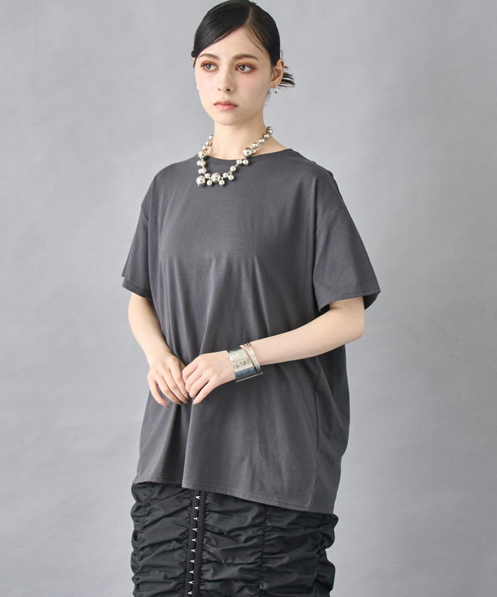 バック オープン デザイン Tシャツ 793-9254