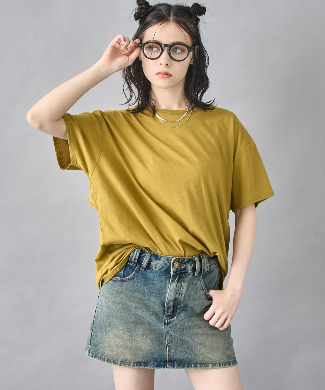 バック オープン デザイン Tシャツ 793-9254