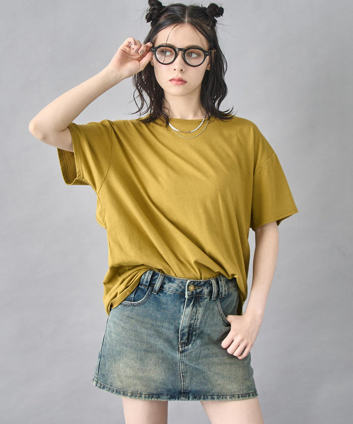 バック オープン デザイン Tシャツ 793-9254