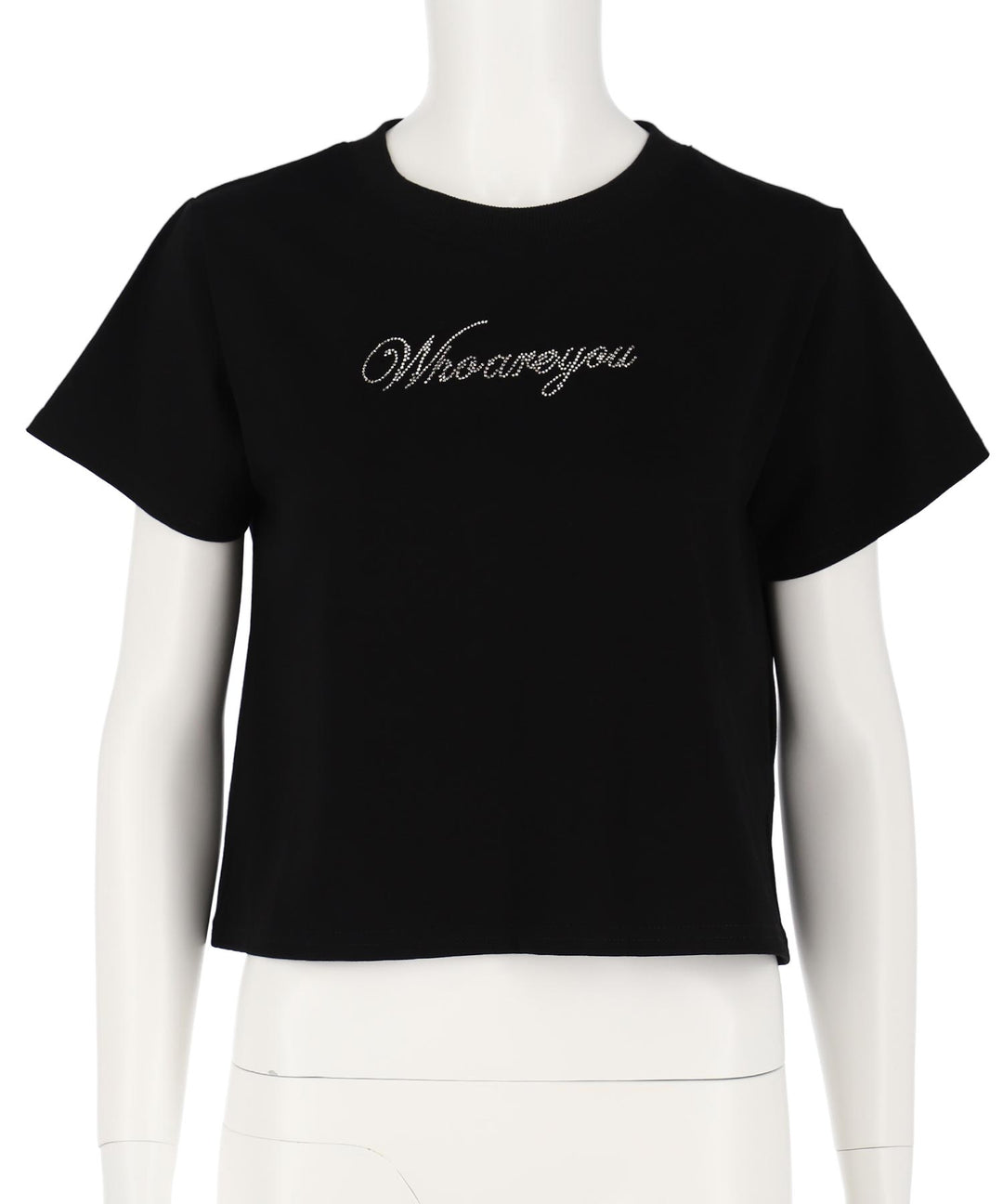 Whoareyou ビジュー ロゴ Tシャツ 793-9269