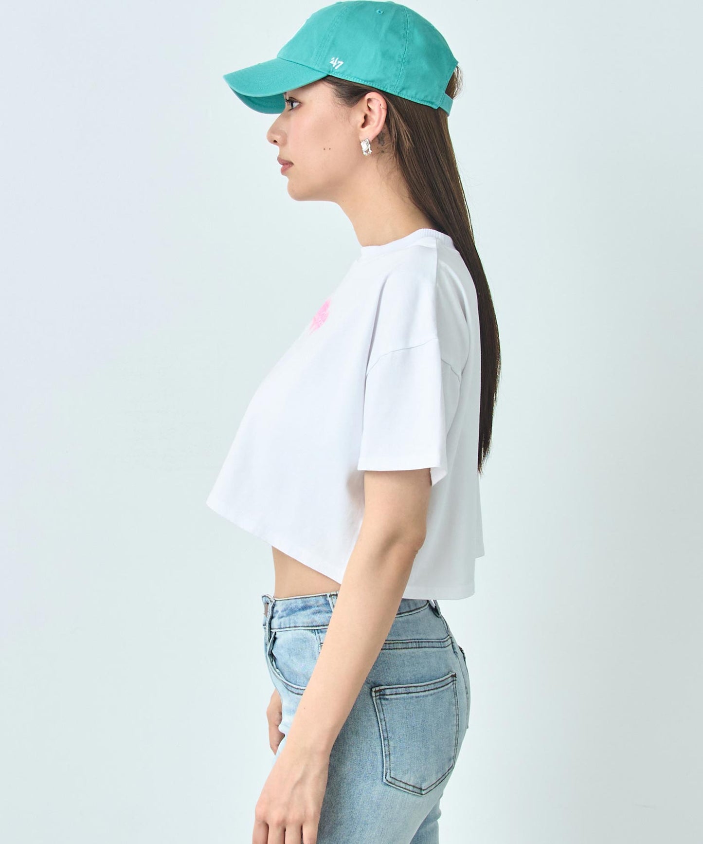 クロップド ネオンロゴ Tシャツ 793-9270