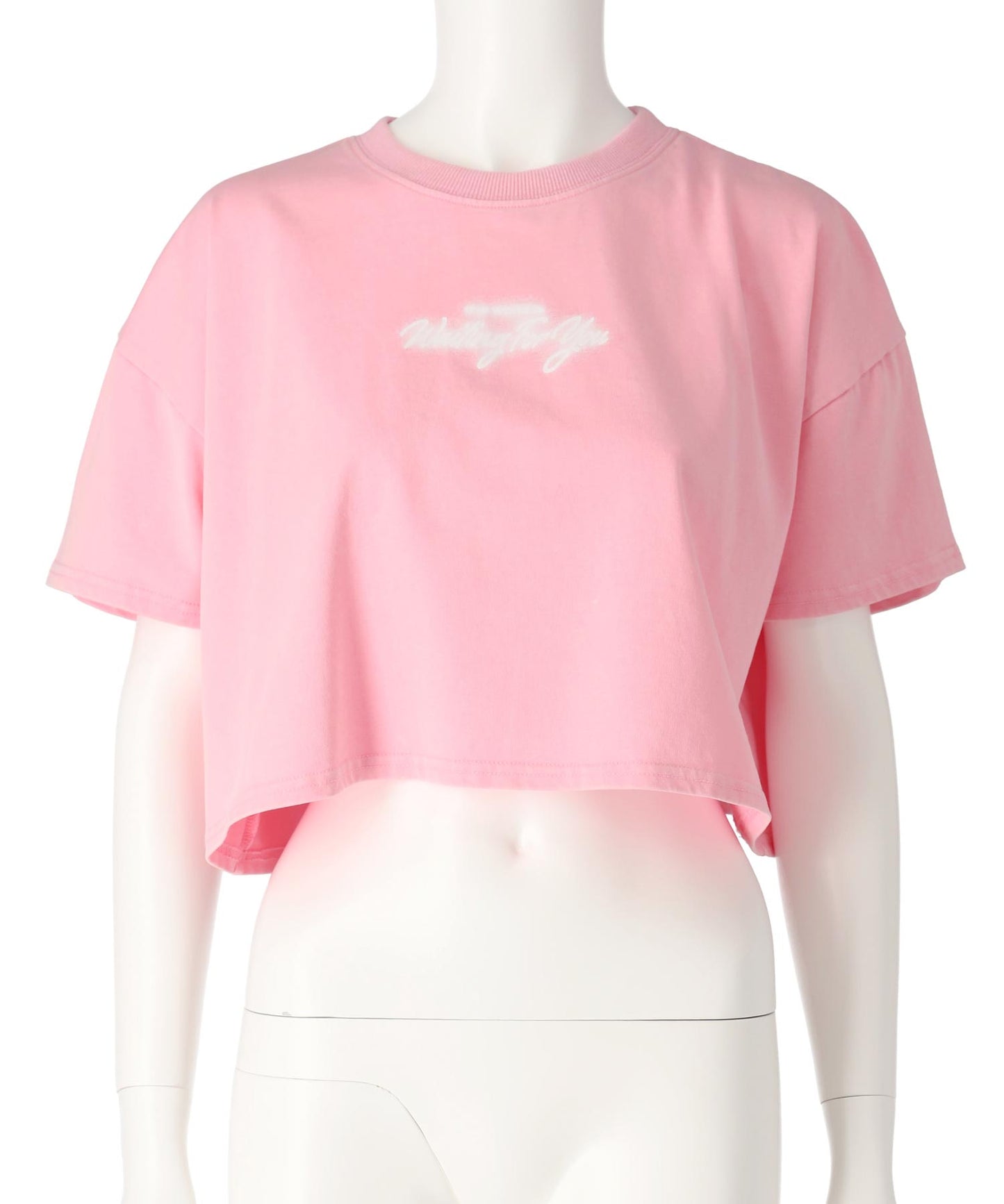 クロップド ネオンロゴ Tシャツ 793-9270