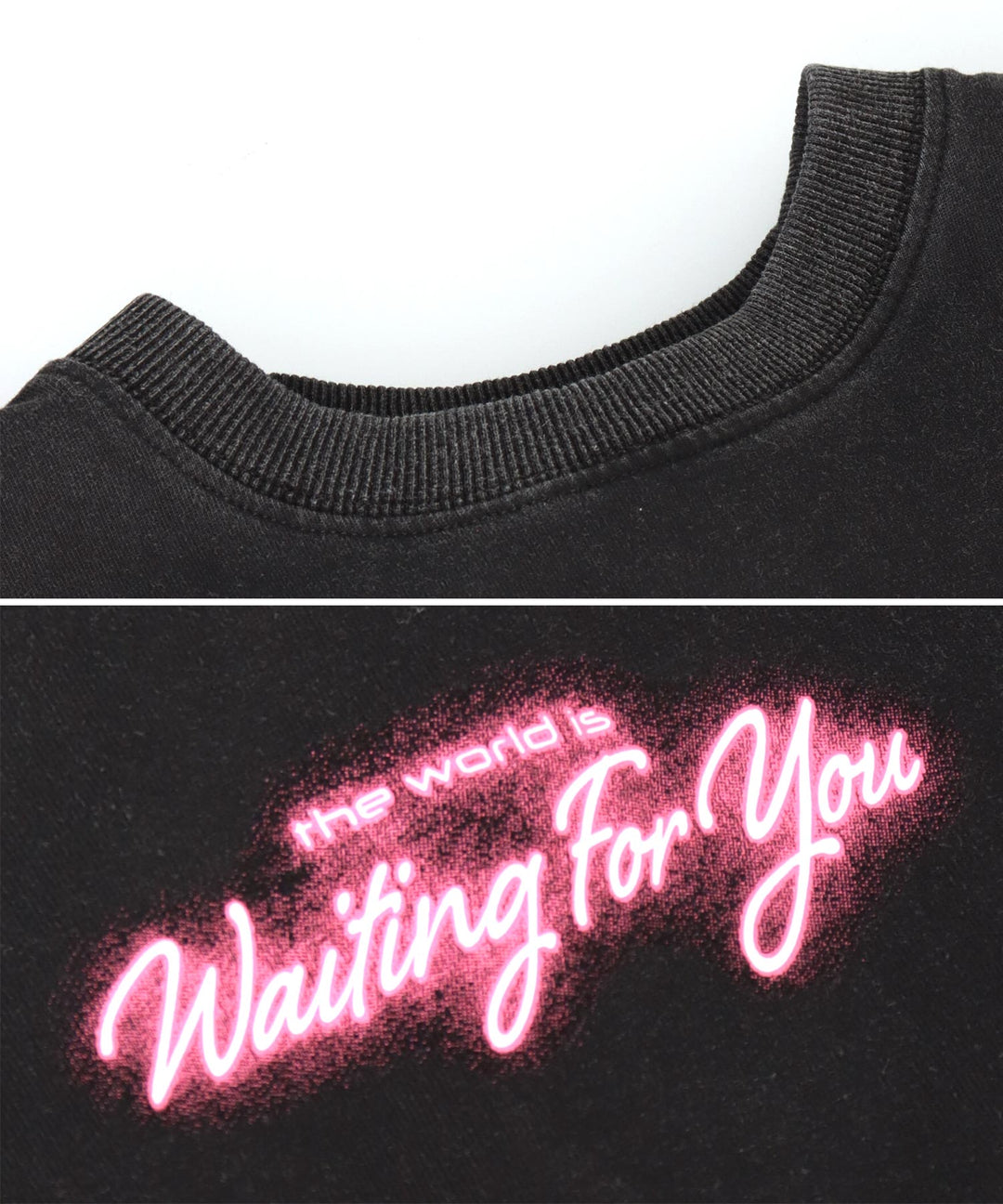 クロップド ネオンロゴ Tシャツ 793-9270