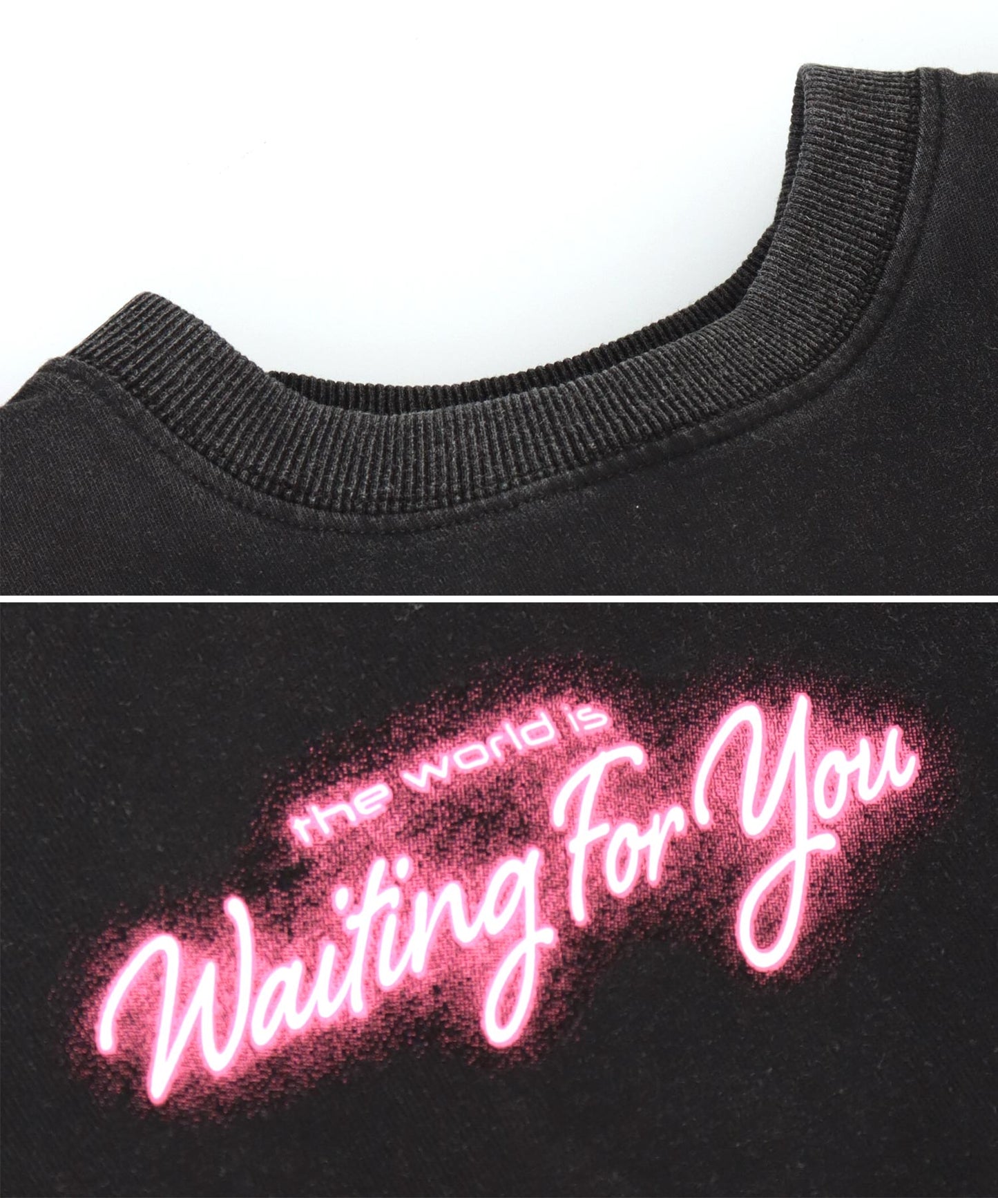 クロップド ネオンロゴ Tシャツ 793-9270