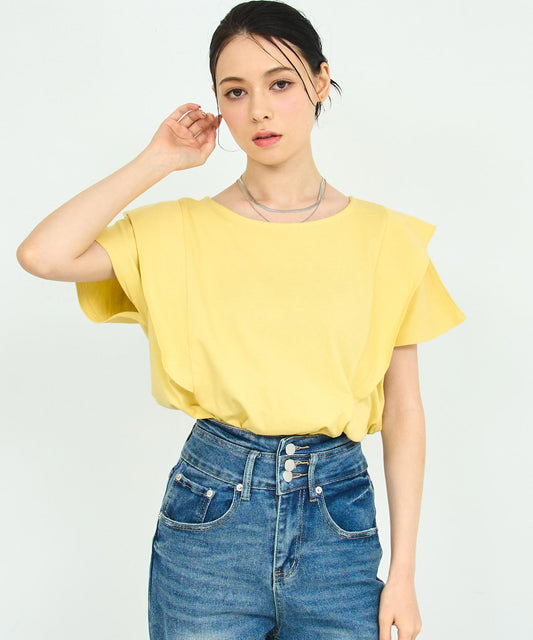 フリル スリーブ Tシャツ 793-9319