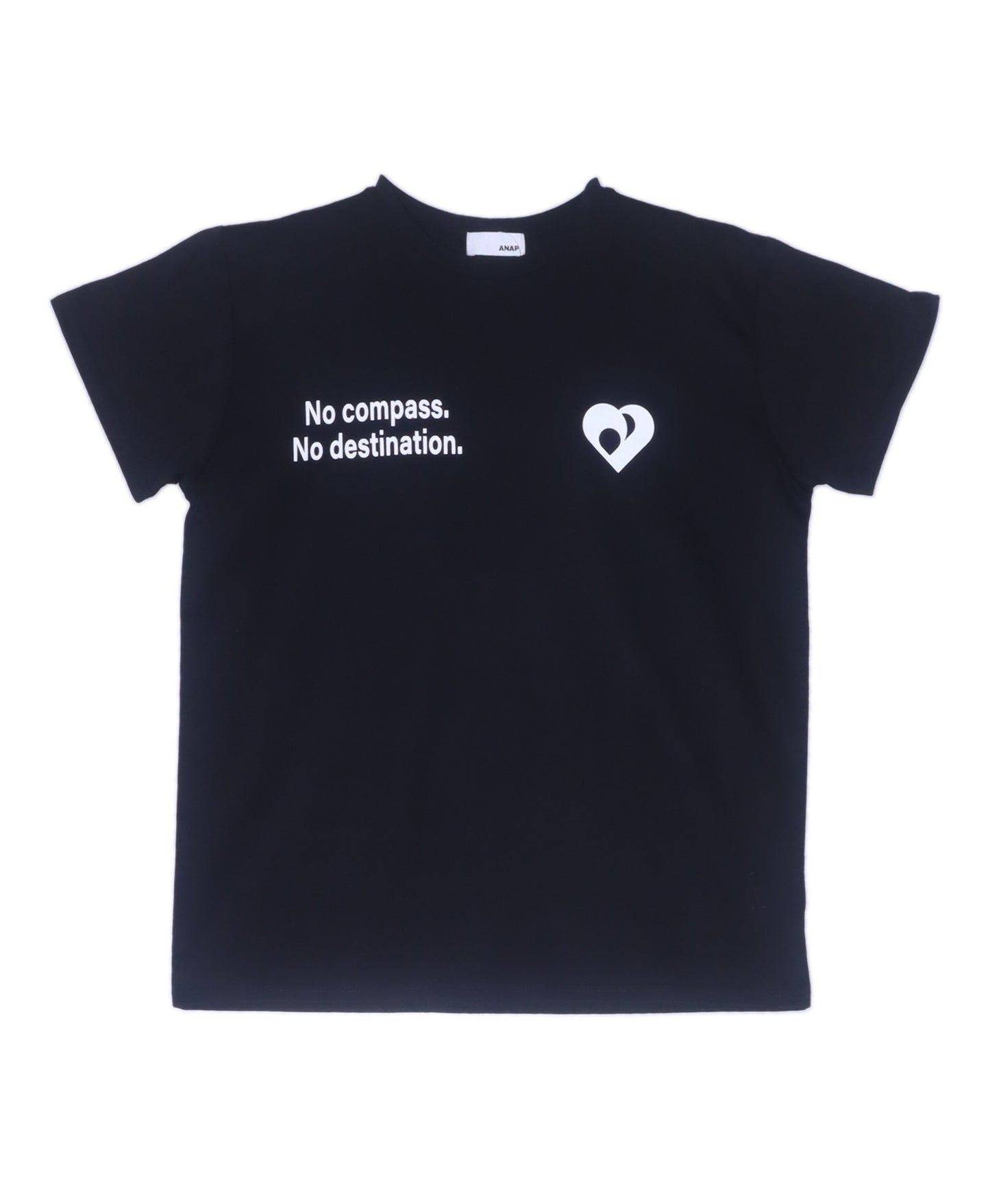 ハート メッセージ プリント Tシャツ 793-9326