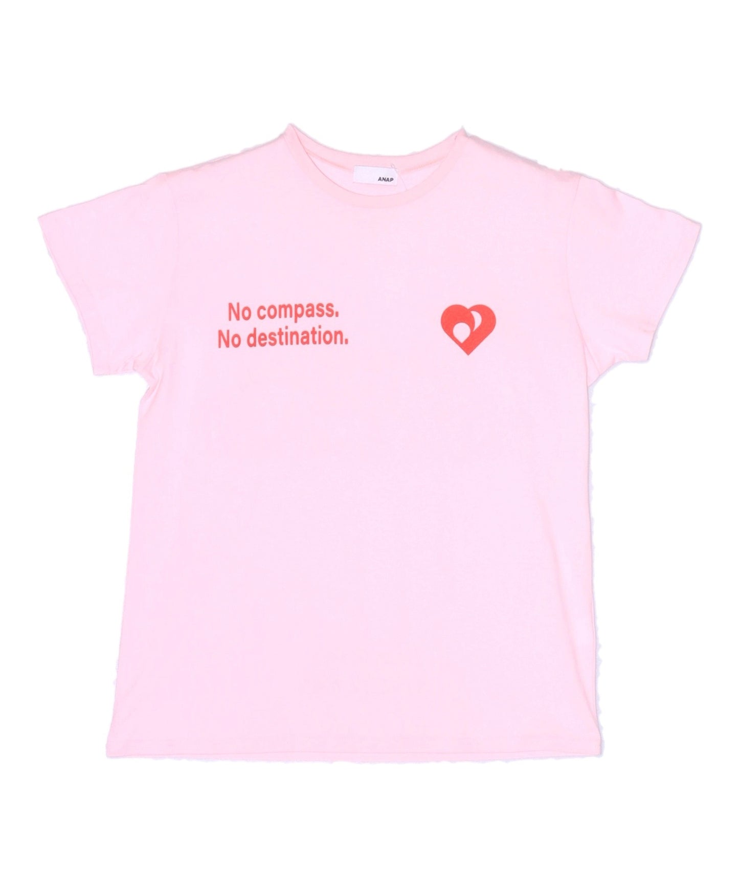 ハート メッセージ プリント Tシャツ 793-9326