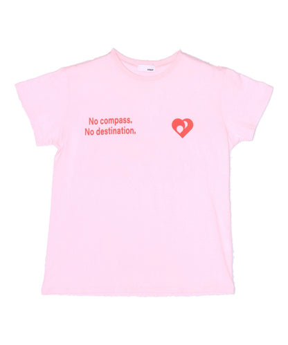 ハート メッセージ プリント Tシャツ 793-9326