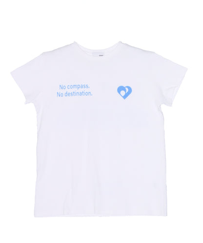 ハート メッセージ プリント Tシャツ 793-9326