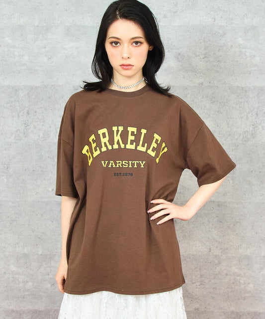 かすれ カレッジ プリント Tシャツ 793-9328