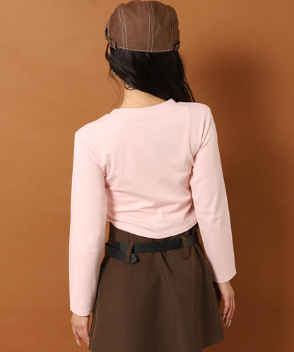 I LOVE anap ラインストーン プリント ロンT 793-9362