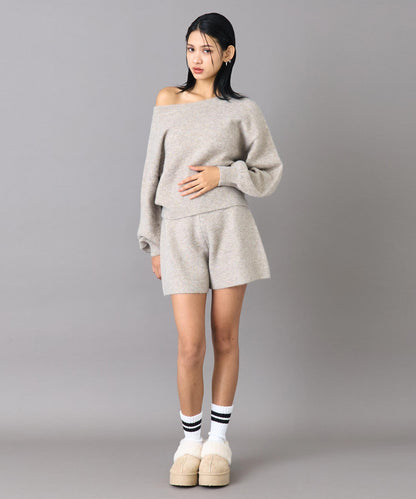 ワンショルダー ニット プルオーバー トップス 793-9395