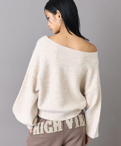 ワンショルダー ニット プルオーバー トップス 793-9395