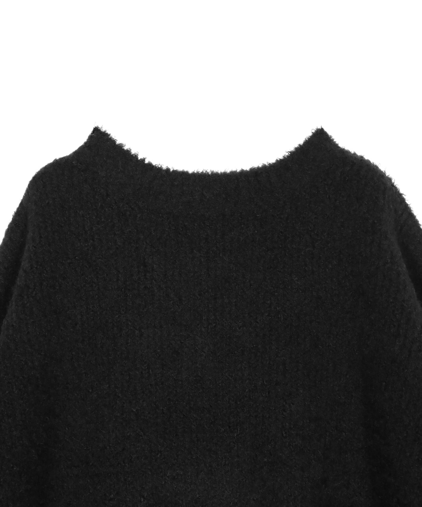 フェザーヤーン クルーネック ソフトタッチ ニット トップス 793-9397