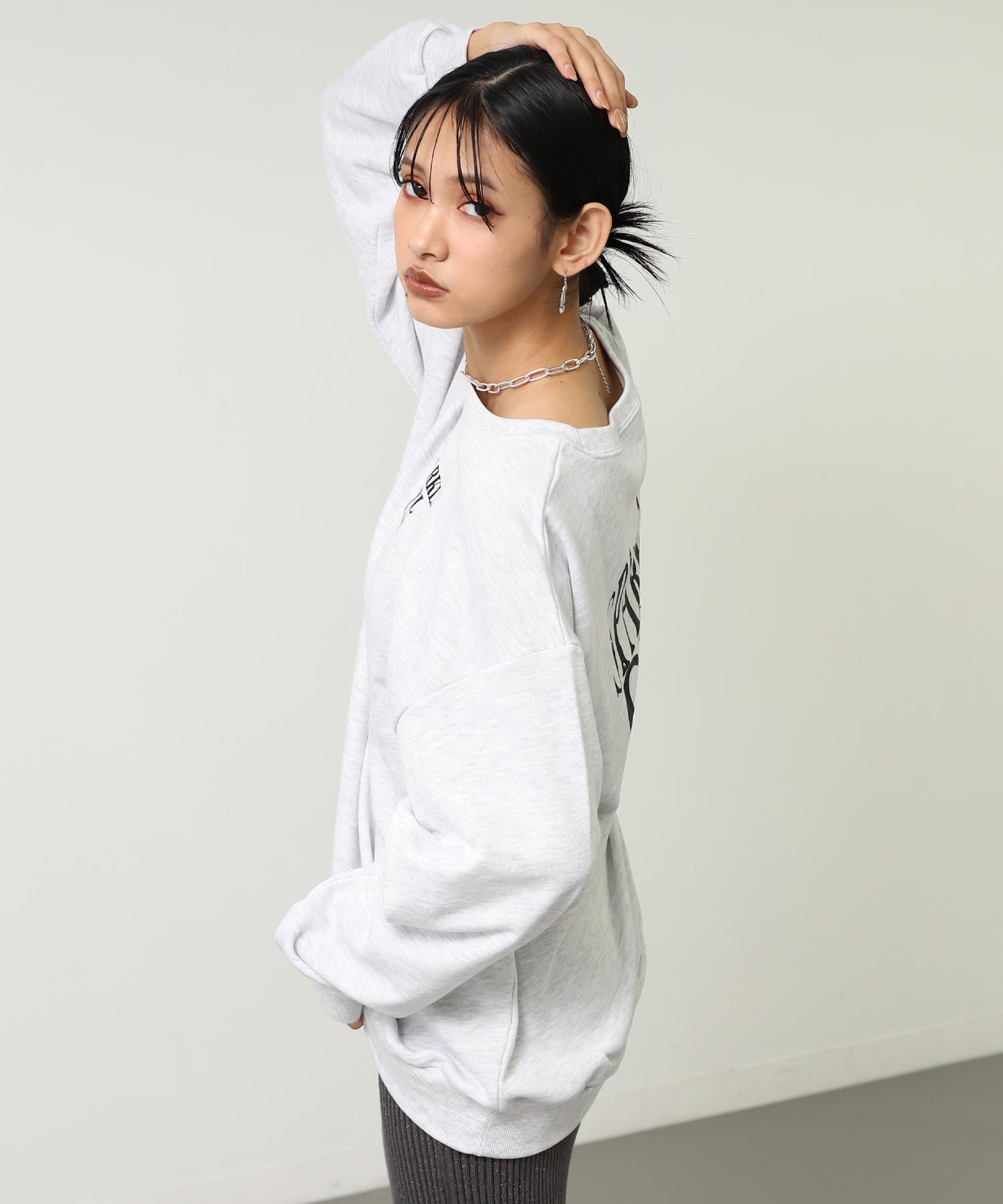 ポイント ラインストーン ハートロゴ 裏毛 スウェット 793-9423 – ANAP