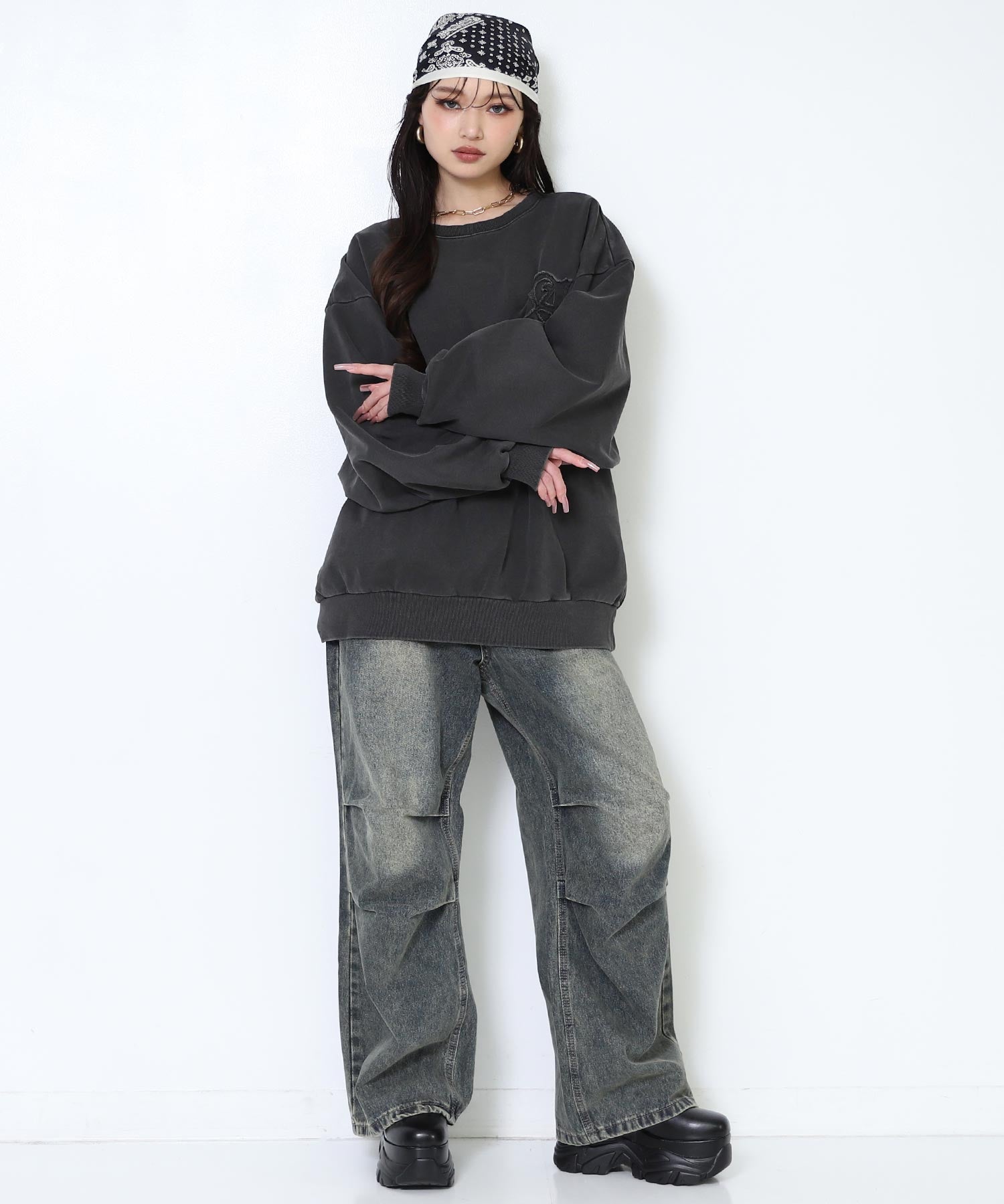 アッシュブラック/163cm