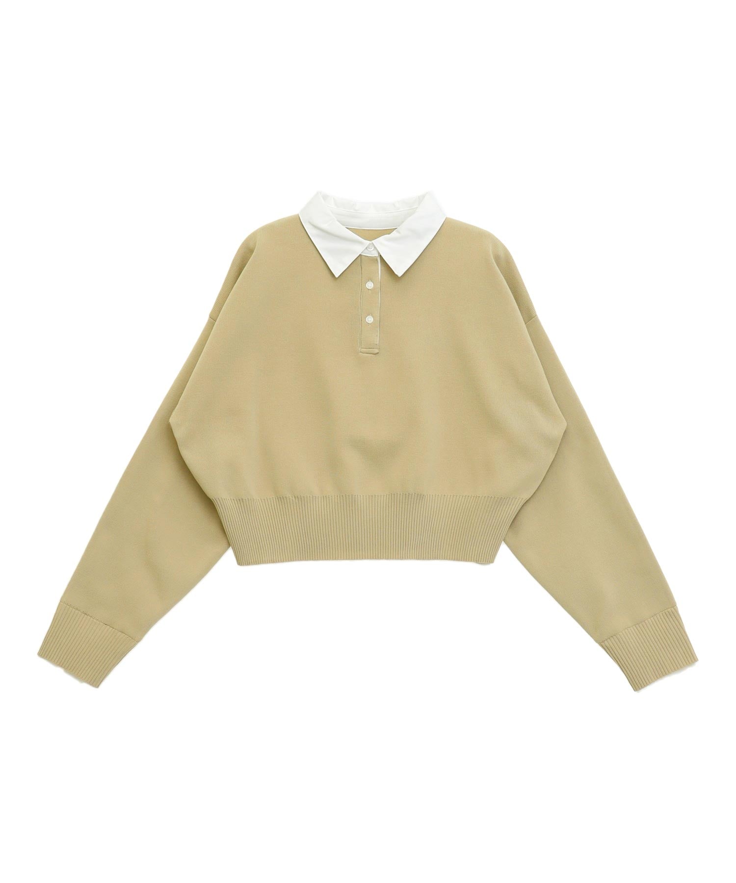 シャツ襟 ドッキング クロップド ニット 793-9445 – ANAP オンライン