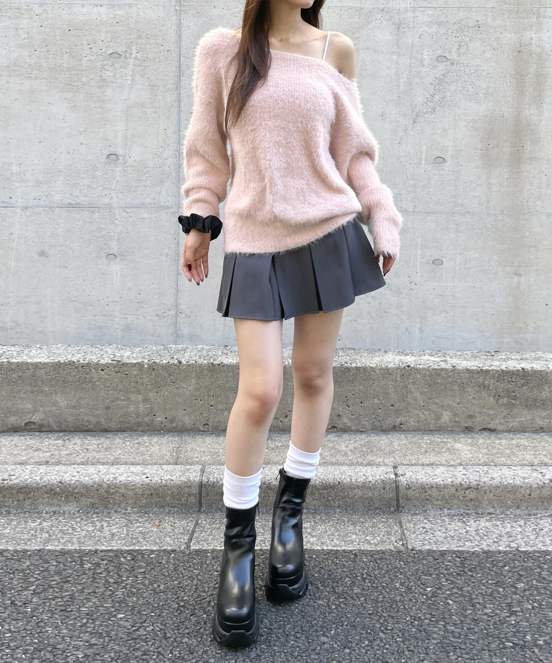 2wayクロス シャギー ニット 793-9453