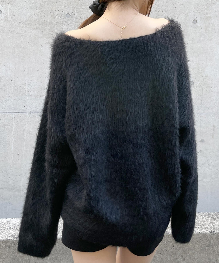 2wayクロス シャギー ニット 793-9453