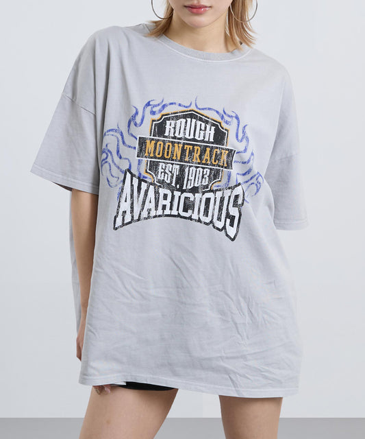 ピグメント加工 オーバーサイズ Tシャツ 793-9469