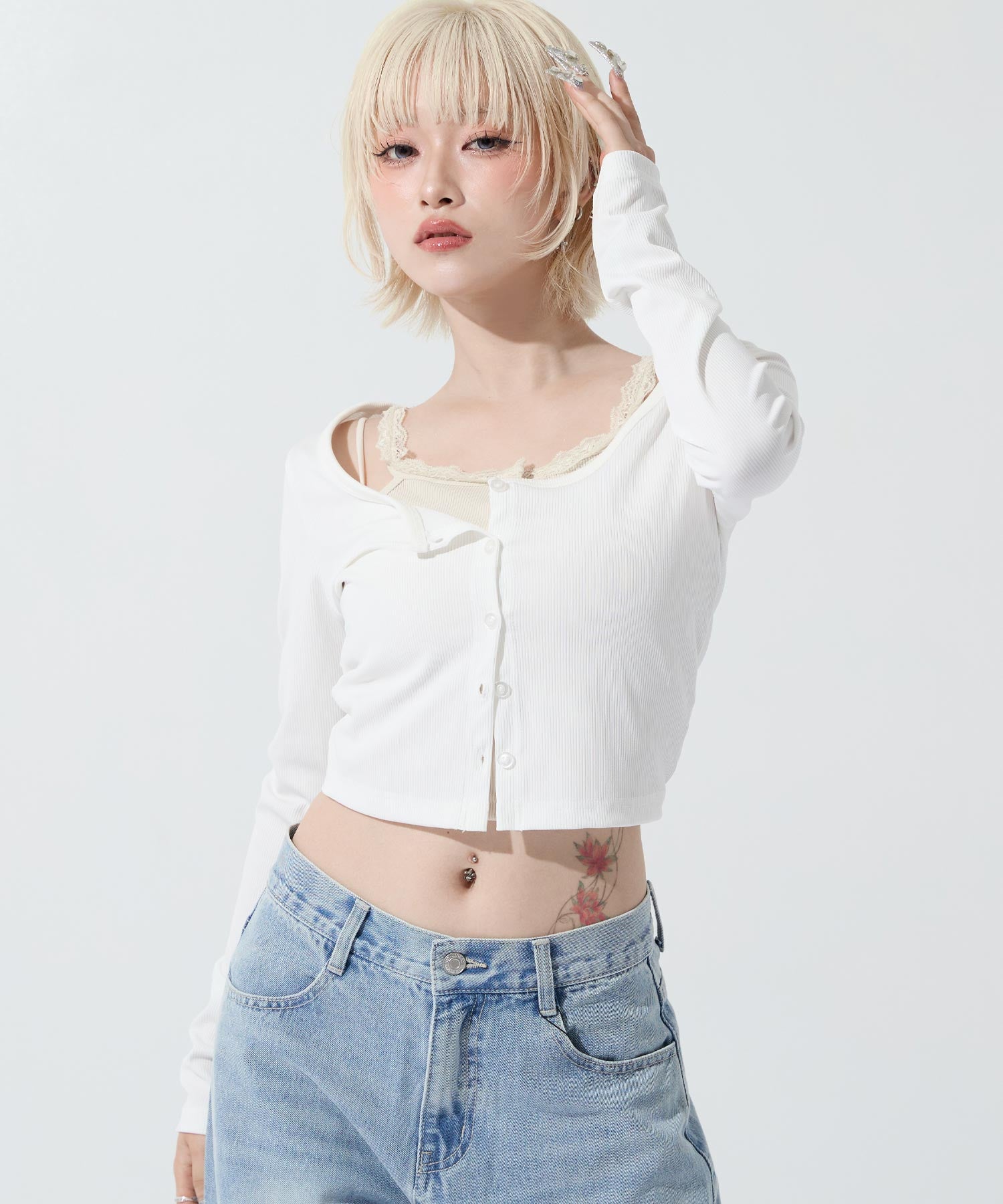 キャミレイヤード クロップド トップス 793-9512 – ANAP オンライン