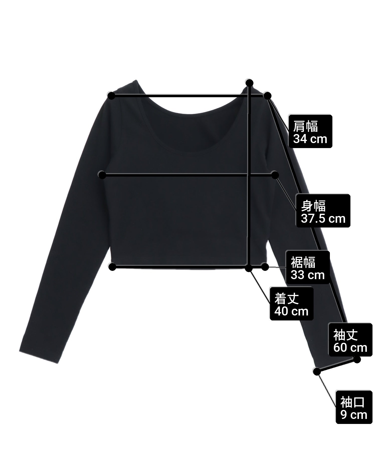 Uネック ベーシック クロップド トップス 793-9516 – ANAP オンライン