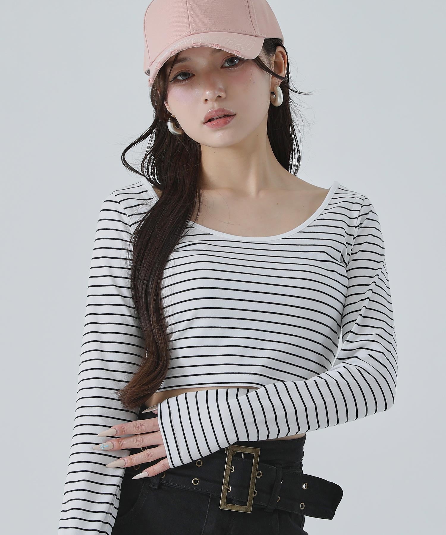 Uネック ベーシック クロップド トップス 793-9516 – ANAP オンライン
