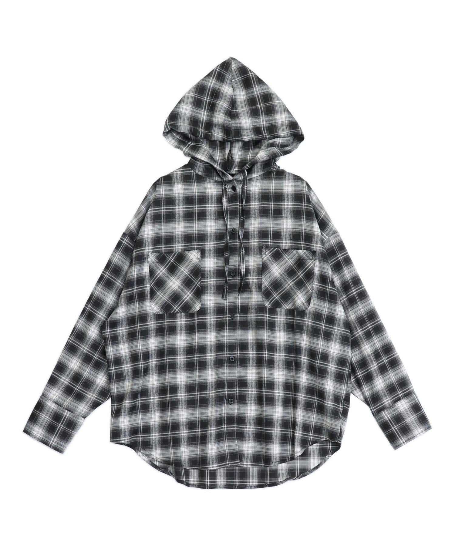 フード付 ビッグシルエット シャツ 793-9523 – ANAP オンラインショップ