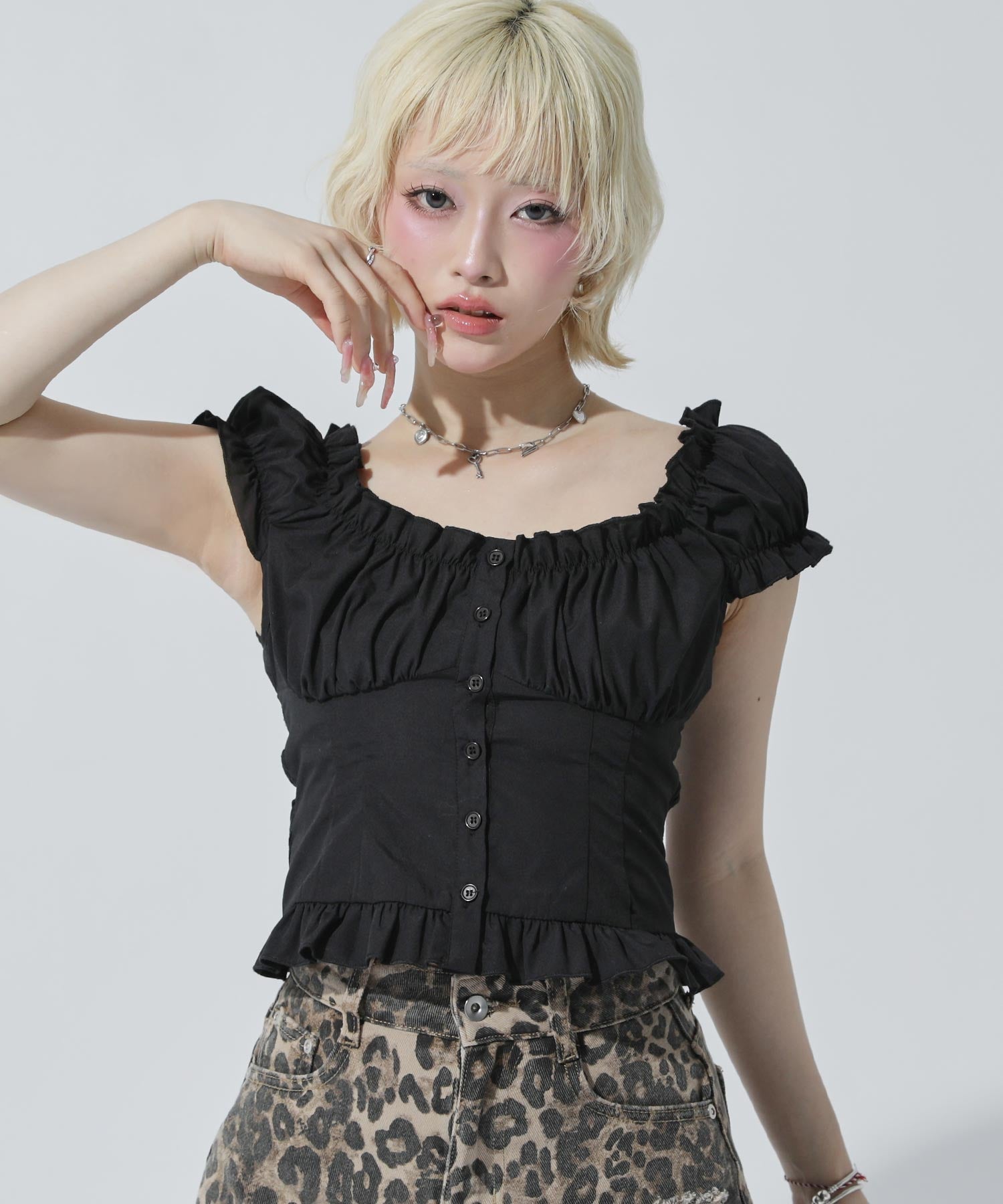 ノースリーブ シャーリングブラウス 793-9538 – ANAP オンラインショップ