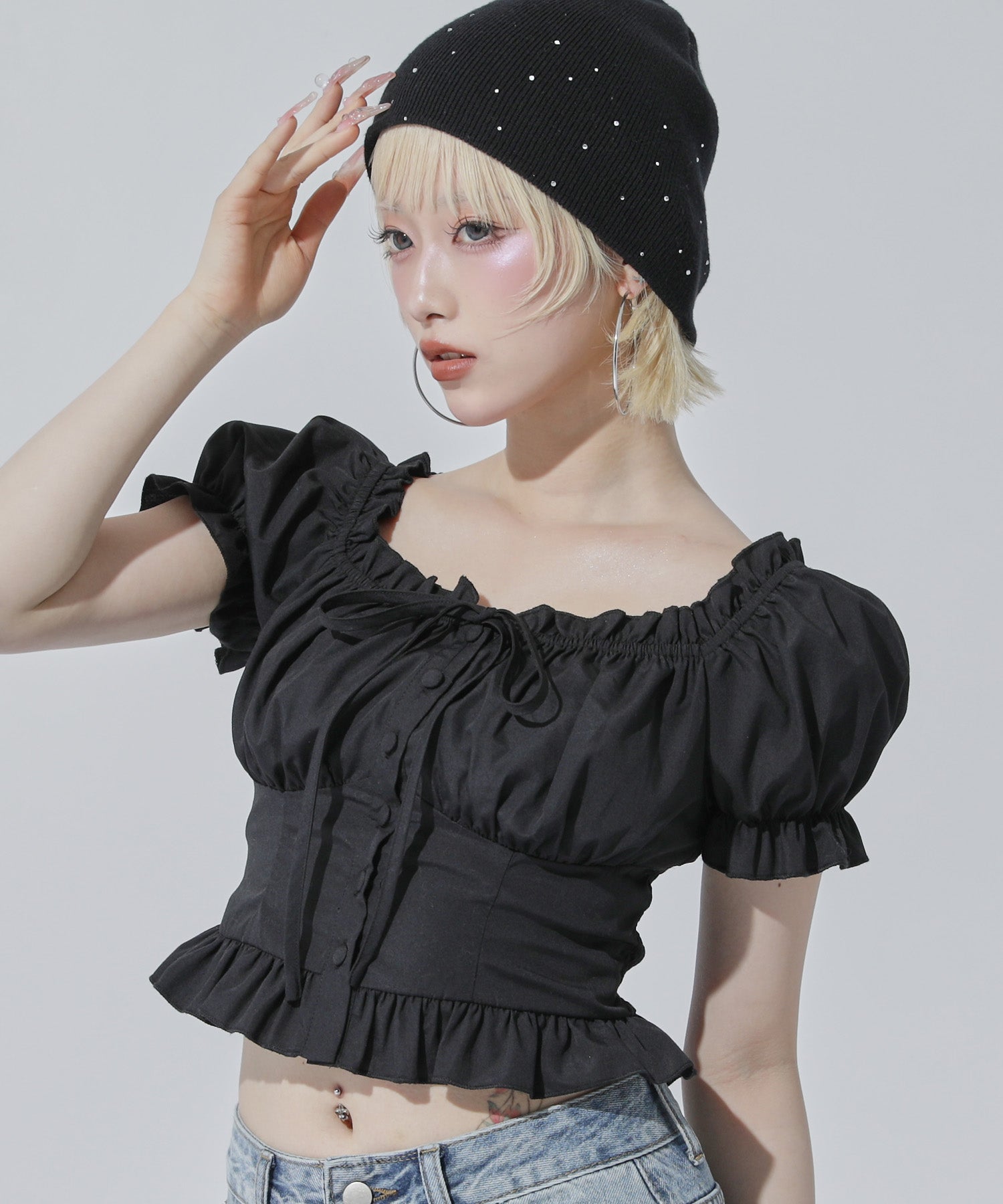 板ちゃん(^^)Deuxieme Classe  パフスリーブ ブラウス 2WAY パフスリーブ ブラウス 793-9539 – ANAP オンラインショップ