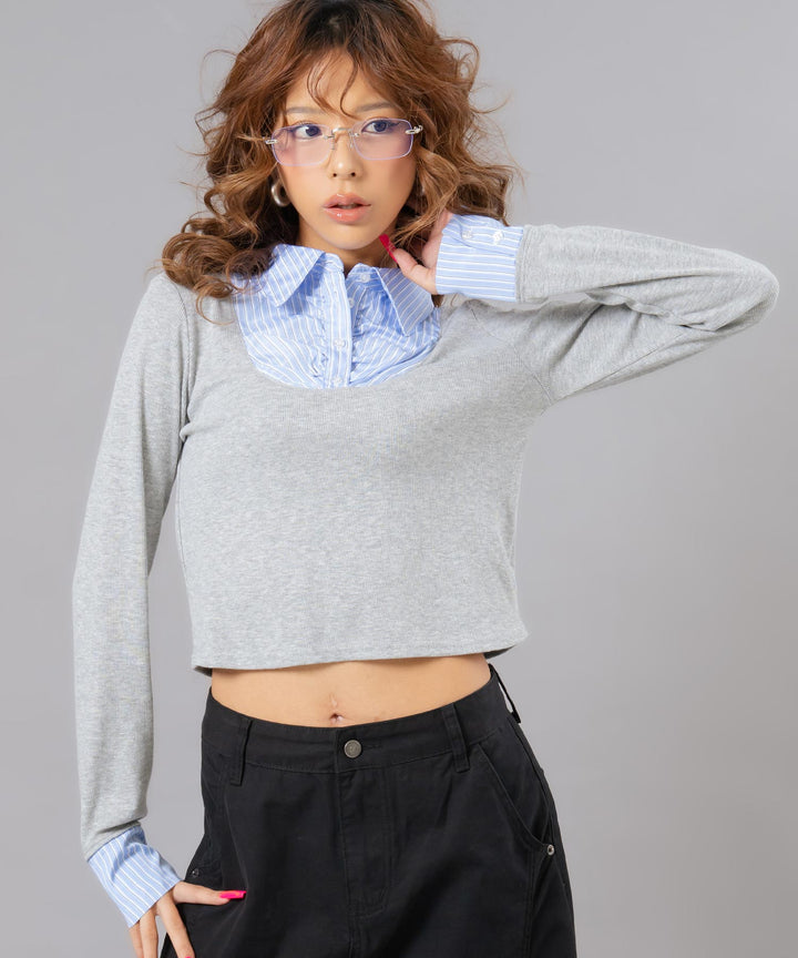 グレー(身長：約169cm)