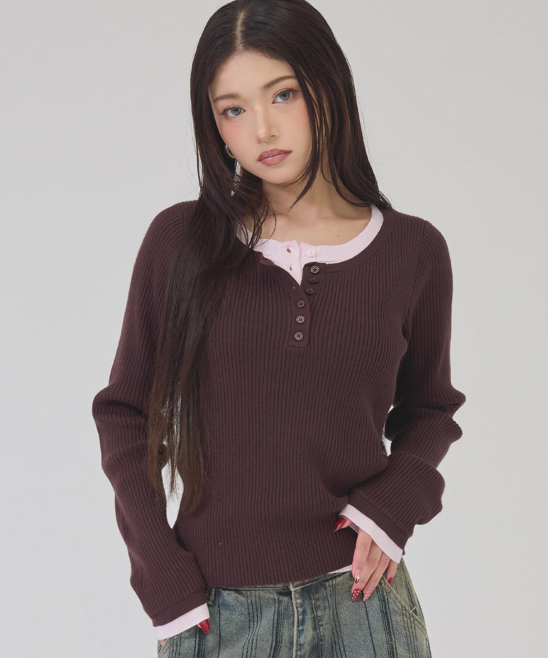 ブラウン(身長：約163cm)