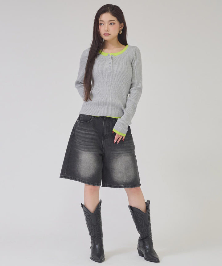 ライトグレー(身長：約163cm)