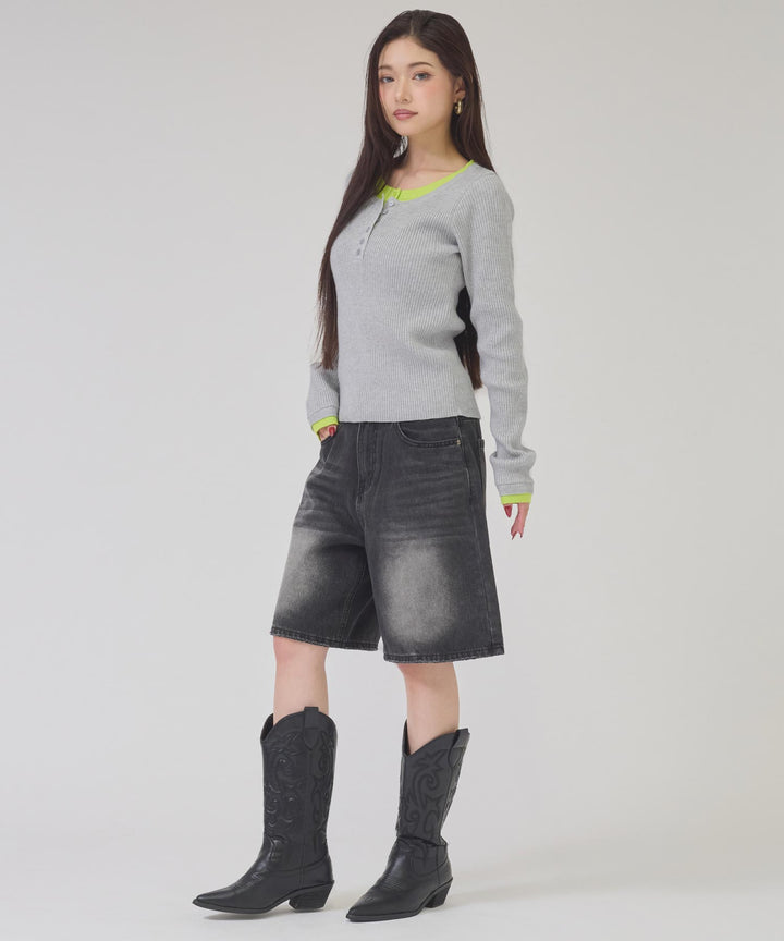 ライトグレー(身長：約163cm)