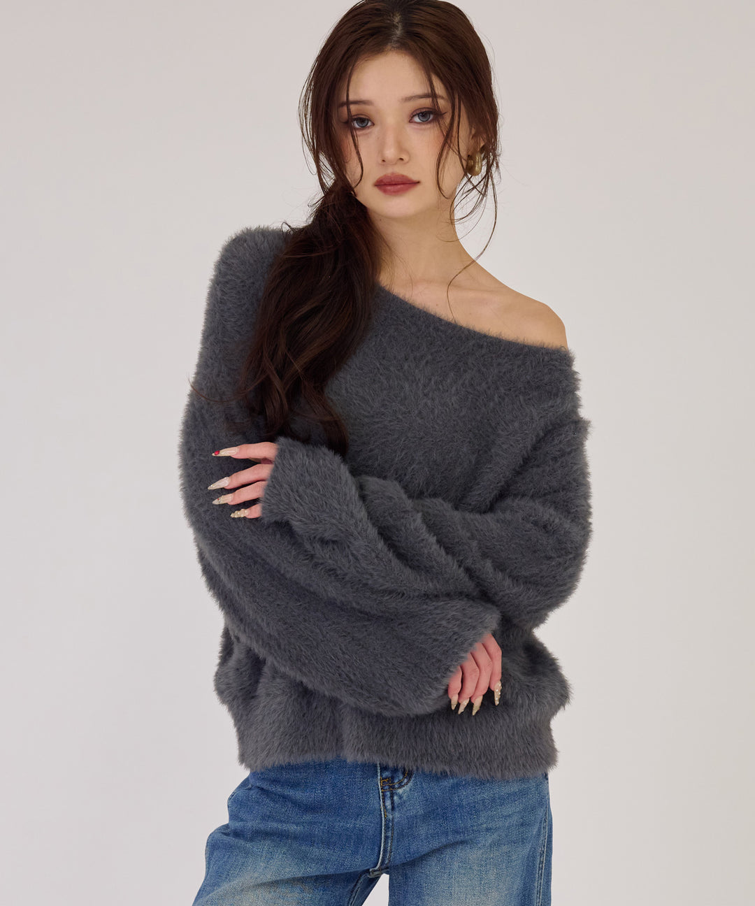 ダークグレー(身長：約163cm)