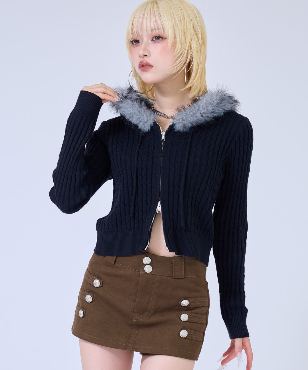 ブラック(身長：約158cm)