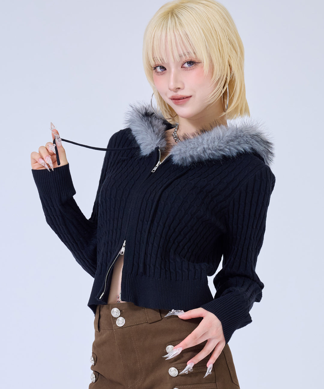 ブラック(身長：約158cm)