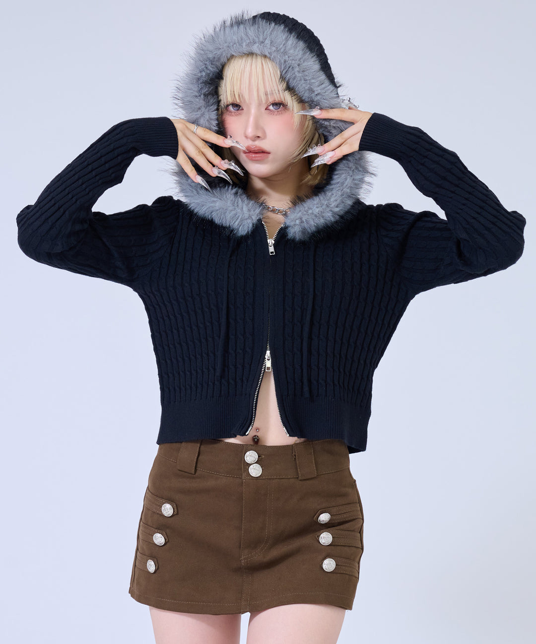 ブラック(身長：約158cm)