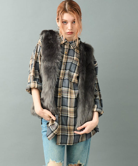 ロング ファー ベスト 794-9312