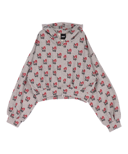 I LOVE anap 裏毛 ダブル ジップ スウェット パーカー 794-9360