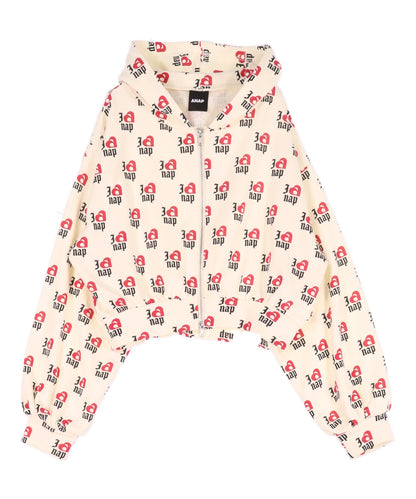 I LOVE anap 裏毛 ダブル ジップ スウェット パーカー 794-9360