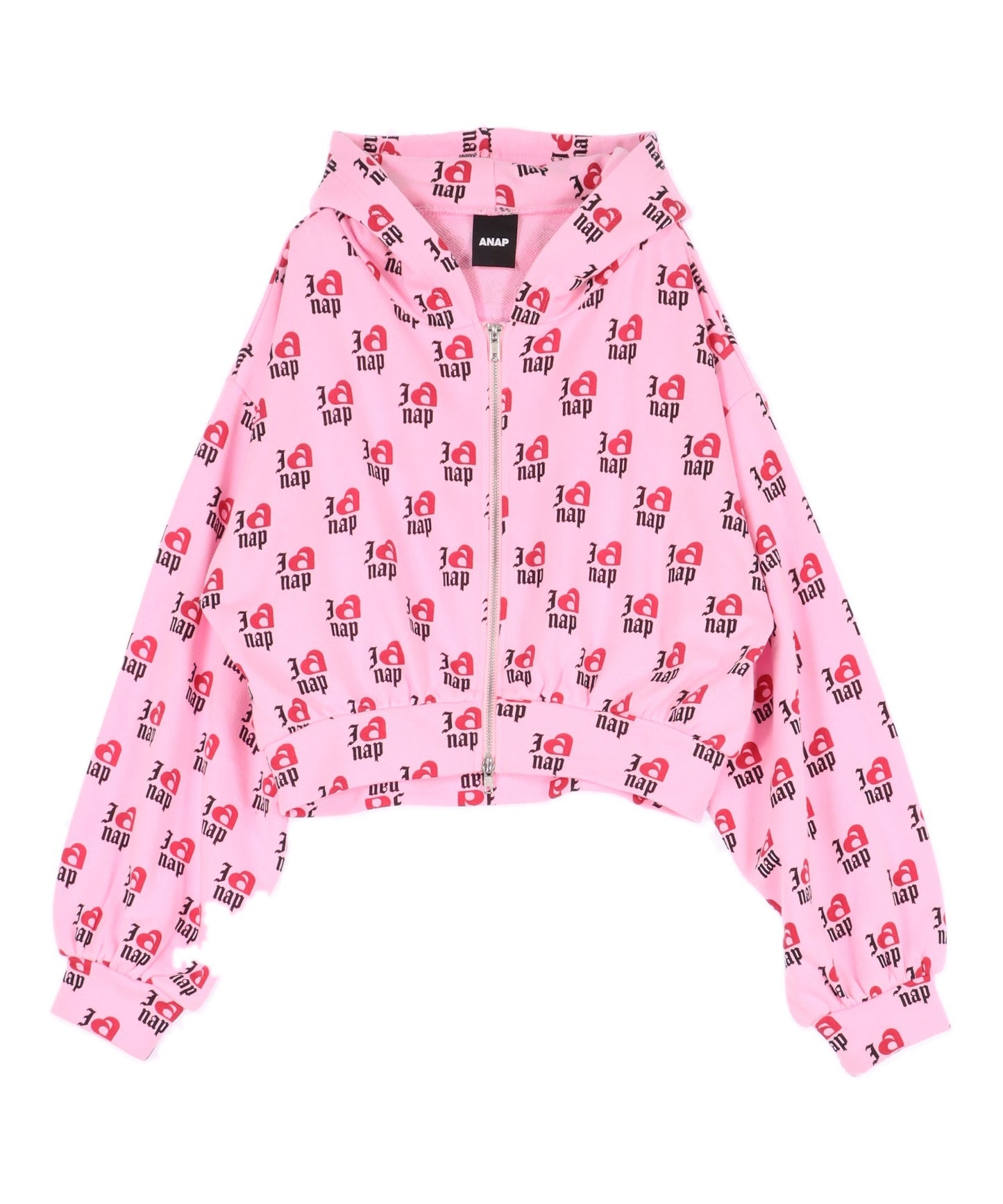 I LOVE anap 裏毛 ダブル ジップ スウェット パーカー 794-9360