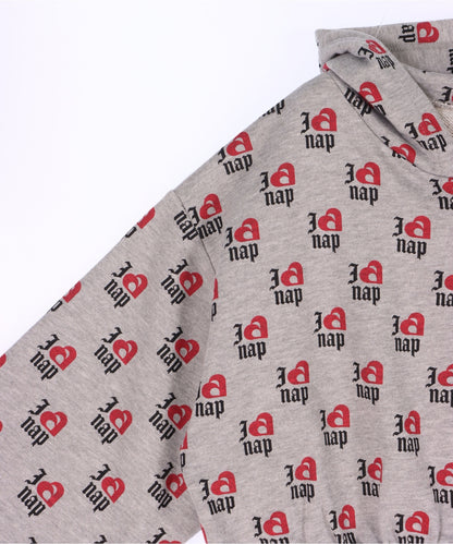 I LOVE anap 裏毛 ダブル ジップ スウェット パーカー 794-9360