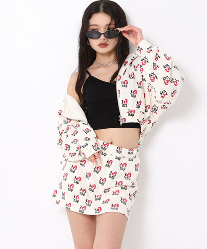 I LOVE anap 裏毛 ダブル ジップ スウェット パーカー 794-9360