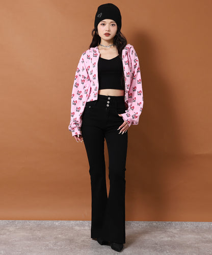 I LOVE anap 裏毛 ダブル ジップ スウェット パーカー 794-9360