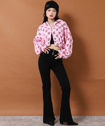 I LOVE anap 裏毛 ダブル ジップ スウェット パーカー 794-9360