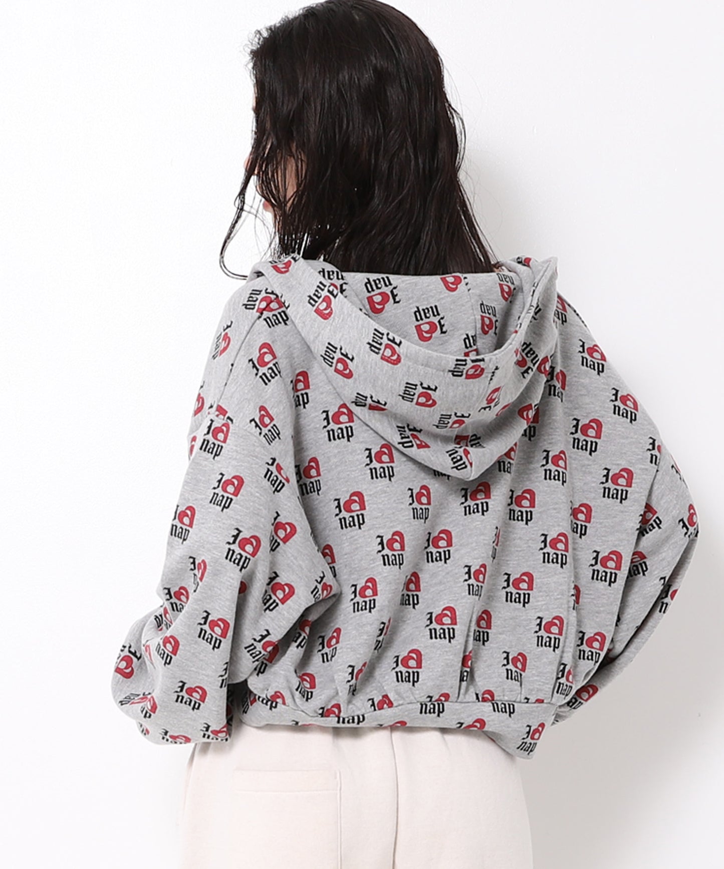 I LOVE anap 裏毛 ダブル ジップ スウェット パーカー 794-9360