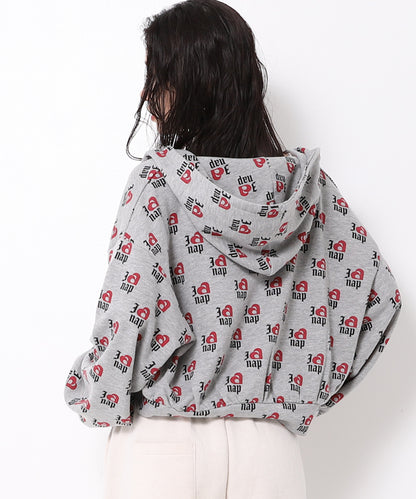 I LOVE anap 裏毛 ダブル ジップ スウェット パーカー 794-9360