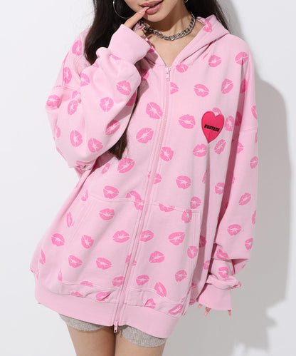 KOGYARU×ANAP  2パターン柄ビックパーカー【親子お揃い】 794-9376